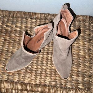 Jeffrey Campbell Taupe Ankle Boots